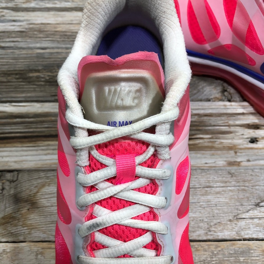 Nike Air Max Pink 2011 Running Shoes Sneakers - Picture 7 of 8